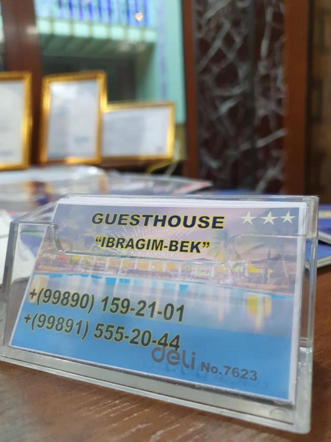 Ibragim-Bek Otel Semerkant Dış mekan fotoğraf